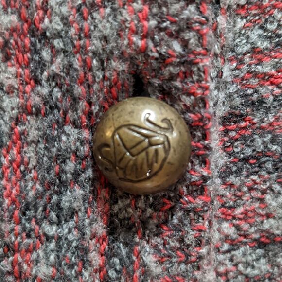 Jill By Jill Stuart Women's Double Breasted Buttoned Tweed Coat Size S - Picture 5 of 7